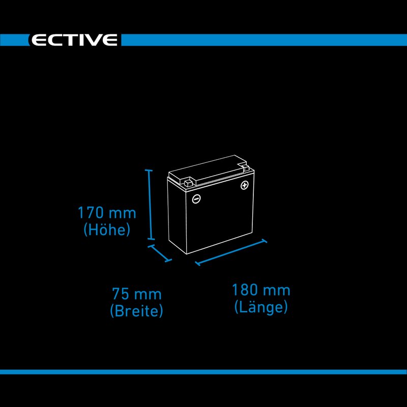 ECTIVE LC 20L BT LFP / 20Ah LifePO4 - Batterie mit Bluetooth